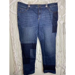 NEW W/ TAGS Color Block Jeans